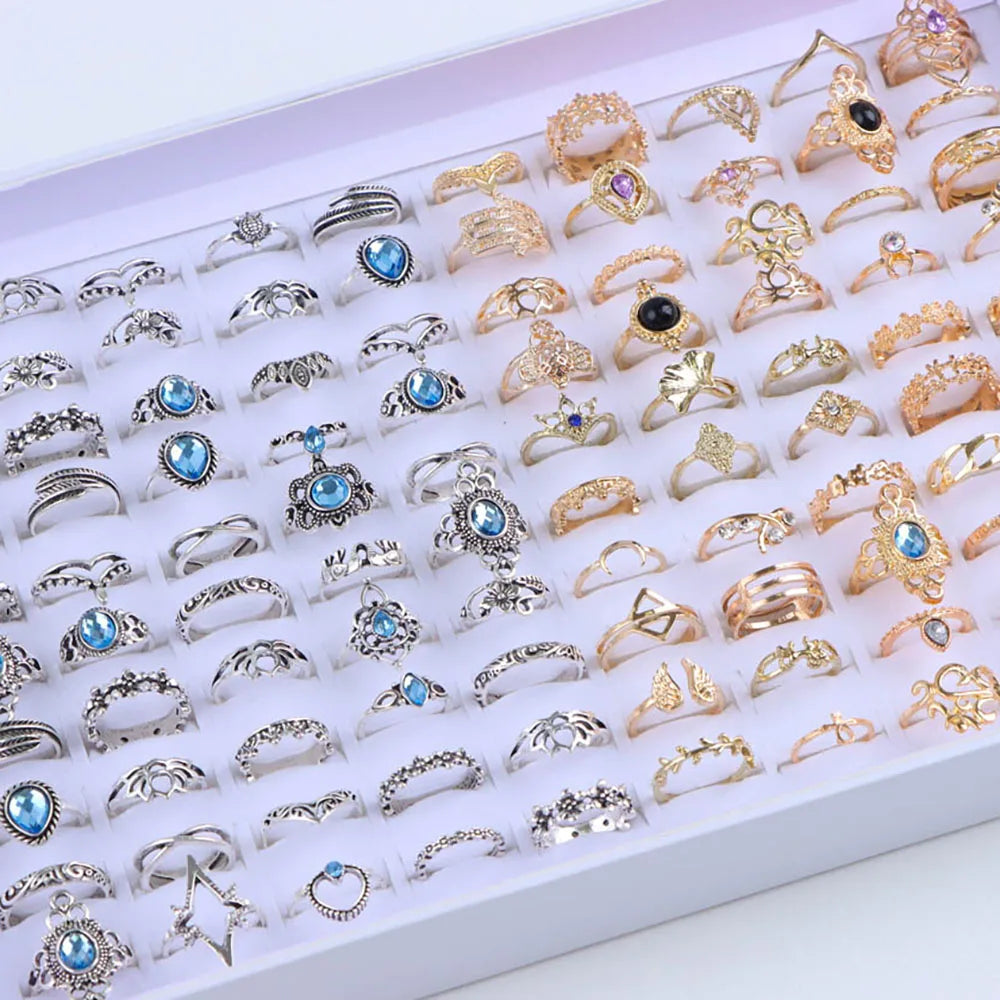 Vintage rings🌸(20Pcs)